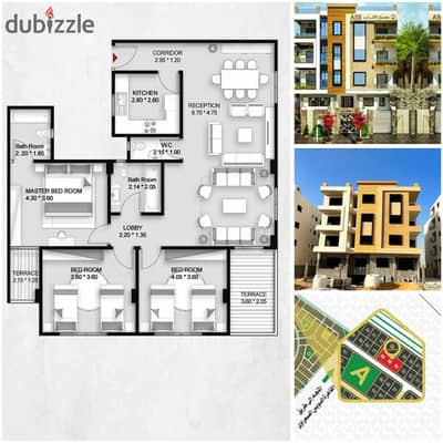 Immediate delivery apartment in Beit Al Watan, First District, in a mini compound in the Fifth Settlement