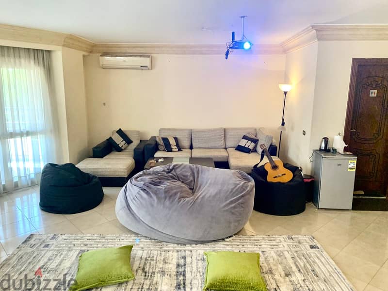 Sunny Modern Furnished WIth GYM In Degla Maadi 0