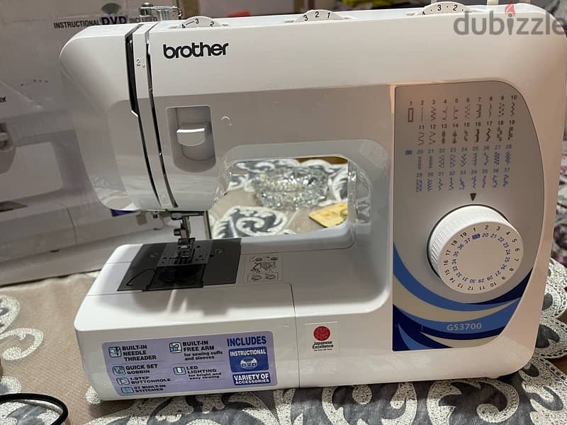 brother sewing machine GS3700 ماكينة خياطة برازر 0