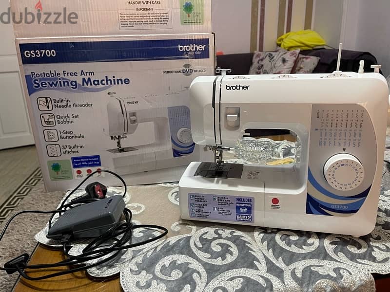 brother sewing machine GS3700 ماكينة خياطة برازر 1