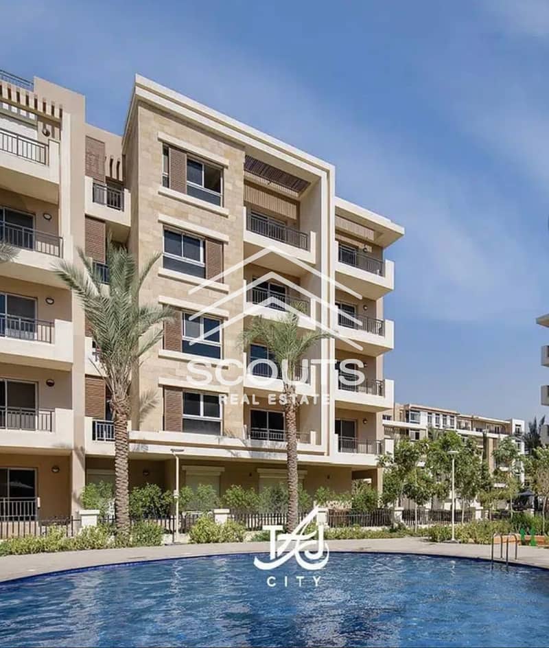 Apartment for sale, immediate receipt, with a distinctive division, in Taj City, New Cairo, in front of Cairo Airport, prime location, in installments 0