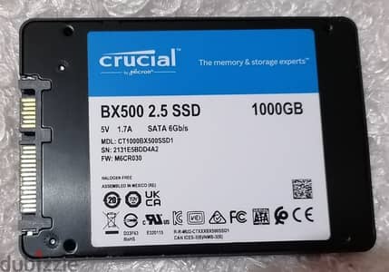 3 هاردات SSD 1000 و512 SSD و SSD 512