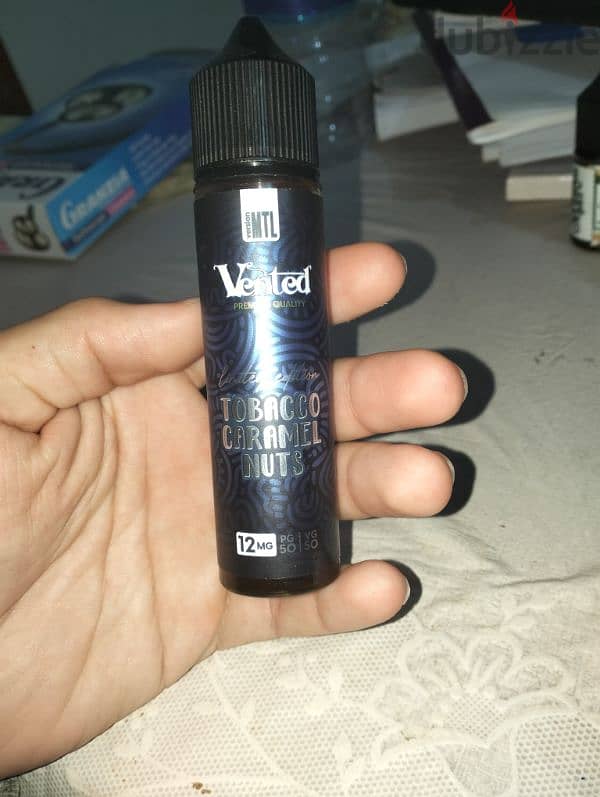 ليكويد ١٢ نيكوتين liquid vented 12 Mg Nicotine 1