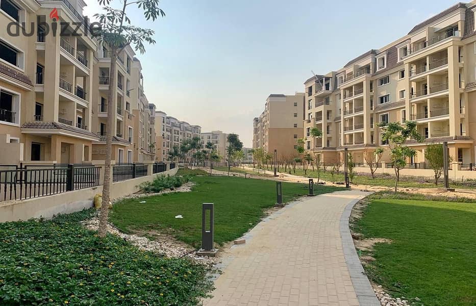 At a special price and with a swimming pool view, a two-bedroom apartment for sale in Sarai Mostakbal City, New Cairo 0