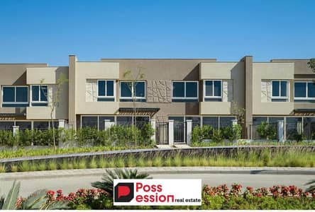 Townhouse for sale without down payment (0%) inside Badya Palm Hills October, minutes from Sphinx Airport