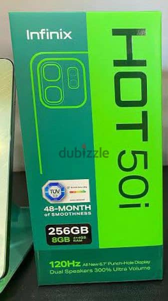 infinix hot 50i 256 4 Mint green