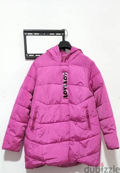 pink puff jacket جاكيت بينك شتوي