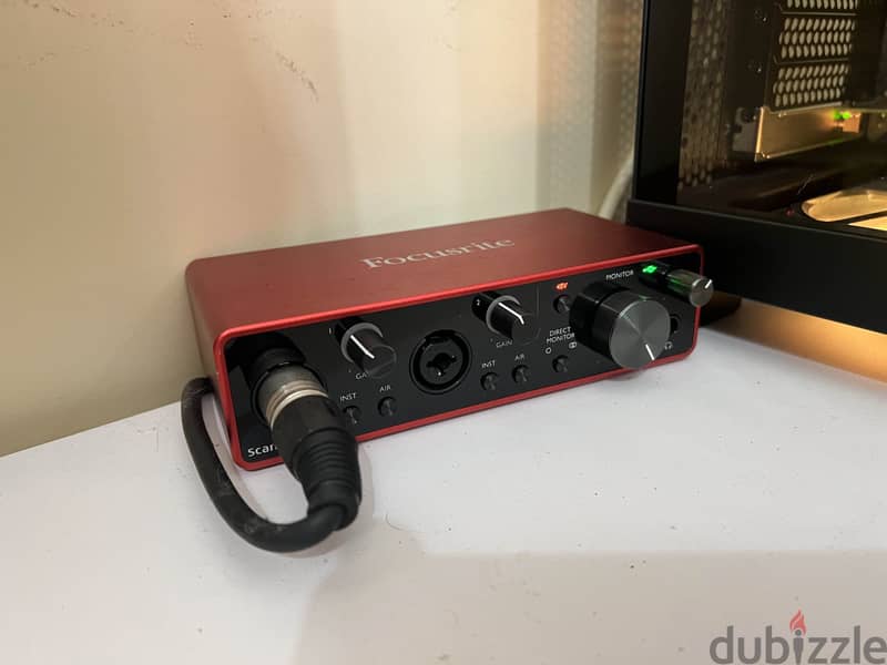 RODE NT2-A Pro Microphone + Scarlett Focusrite 2i2 AMP DAC Combo 1