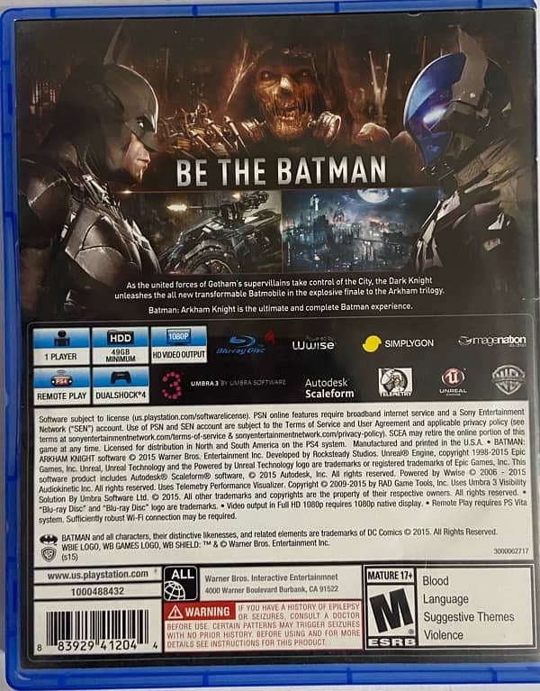 BATMAN ARKHAM KNIGHT 1