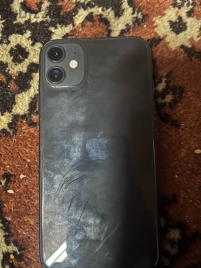 IPhone 11 all black for sale used and 70% battery