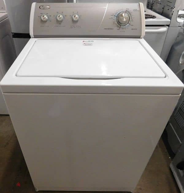 Whirlpool American washing machine new غسالة ماركت ويربول وارد امريكا 9