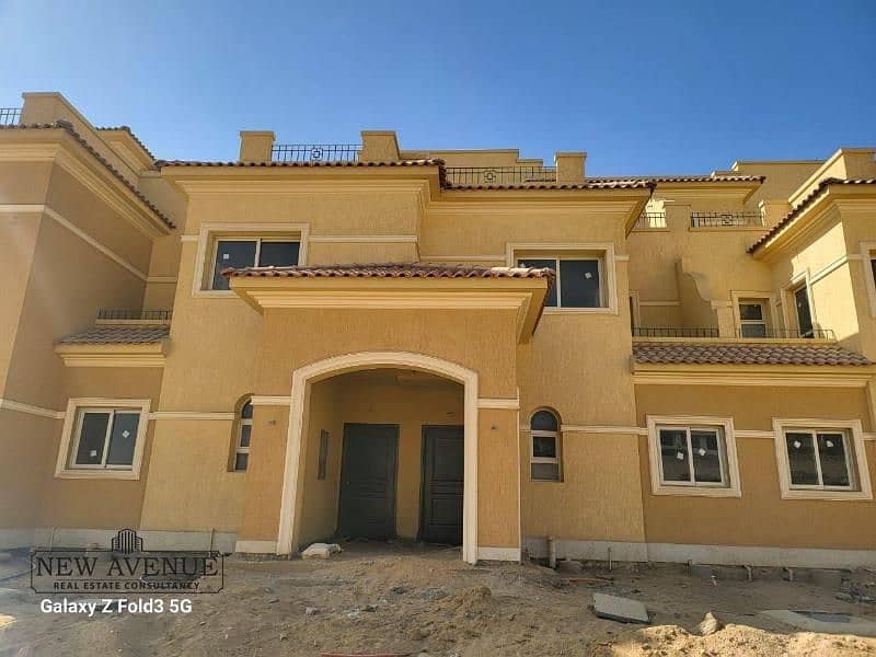 Semi-finished Townhouse Middle with roof in Stone Park Zone B, Delivered, Bua 280 sqm,4 bedrooms 0