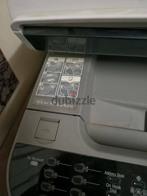 طابعه الوان ليزر ريكو تصوير وطبع Ricoh SPC242SF colour laser printer 1