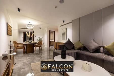 Invest in a hotel apartment for sale with the highest return in Heliopolis In Marriott Residence next to Almaza City Center and minutes to Cairo Inter