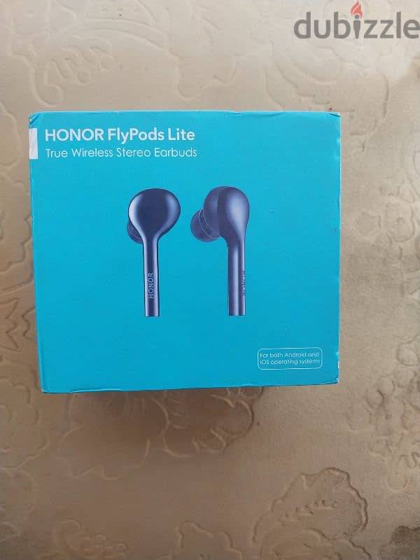 سماعة ايربودز Honor Flypods Lite أصلية ، حالة ممتازة بكامل مشتملاتها 1