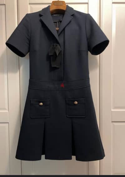 navy mini dress maje