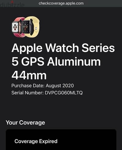 Apple watch 5 GPS 44