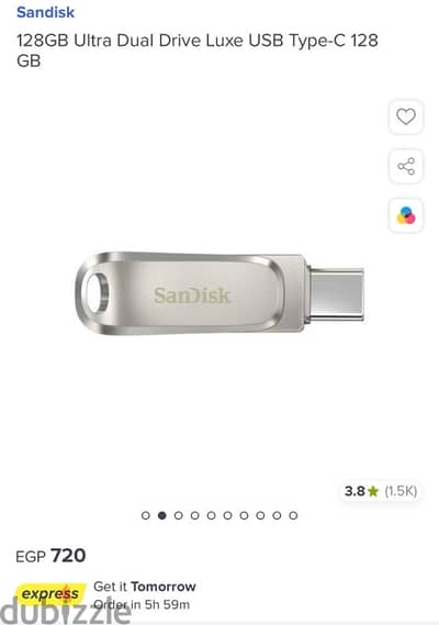 Sandisk Dual Driver luxe usb type-c