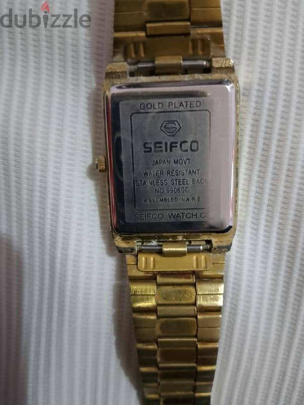 sefico  gold watch covered by 14k 1