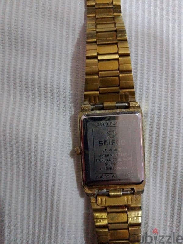 sefico  gold watch covered by 14k 3