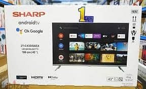 شاشة شارب سمارت SHARP FHD Frameless TV 43 2