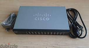 سويتش سيسكو Cisco SF100-24 v2 10/100 24-Port Small Business Smart Net