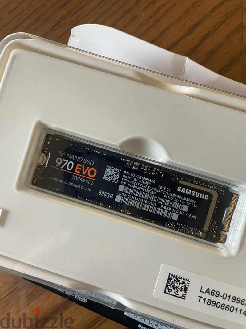 970 EVO Nvme M. 2 500GB 1