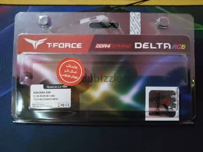 رامات كمبيوتر TEAM T- FORCE DELTA 8G DDR4 -P3200 RGB