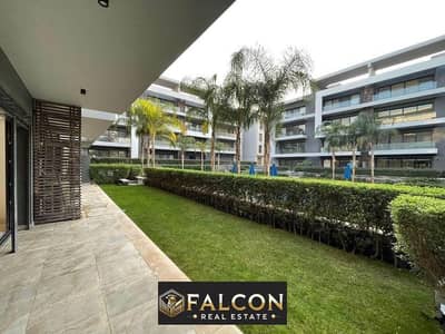 Receive immediately a two-bedroom apartment with a private garden in the heart of the Fifth Settlement, with installments over 4 years without interes