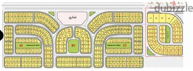 اكتوبر بيت الوطن شمال النادي 525متر علي رئيسي داخلي