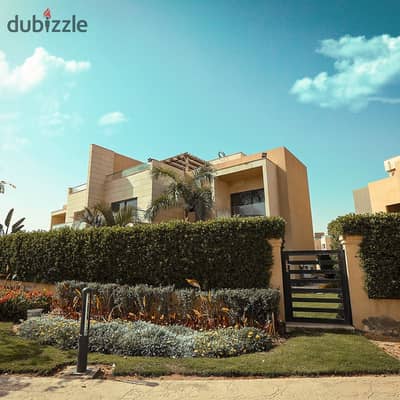 For sale with immediate delivery, a 375 sqm apartment with a villa-like layout and a beautiful landscape view in Sheikh Zayed next to the wall in Joya