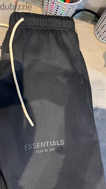 Essentials Black Sweatpants Size M 3