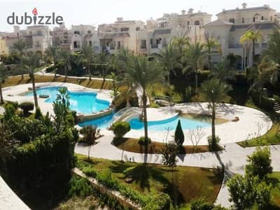 توين هاوس للبيع ريسيل كاش متشطبه بالفرش في كمبوند الباتيو 1 compound El Patio 1