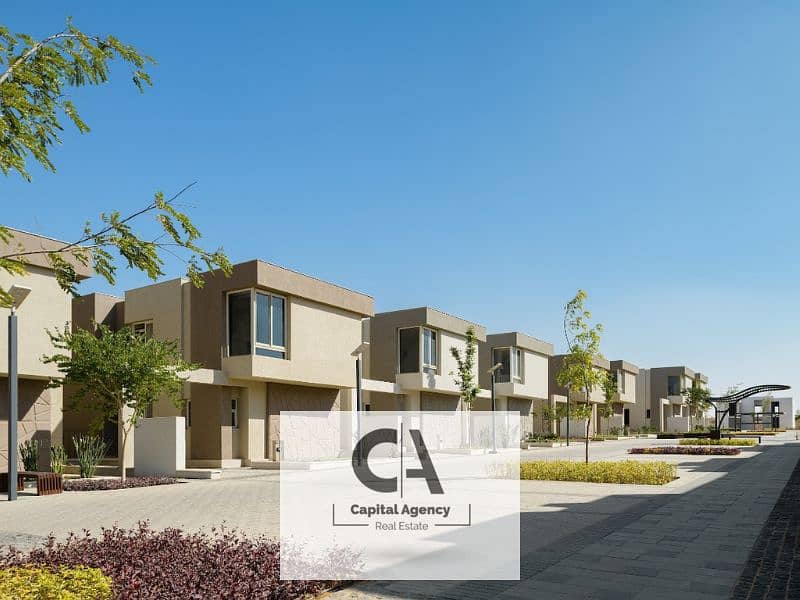 Installments over 12 years with only 1.5% down payment Apartment for sale in the heart of October in Badya Palm Hills Compound | View on the landscape 0