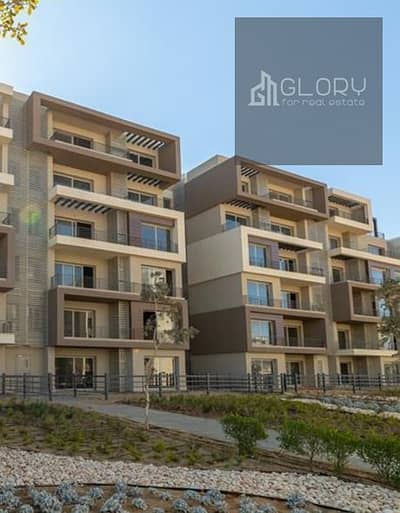 Ground apartment with garden 250m for sale at compound palm hills new cairo Core and shell ready to move