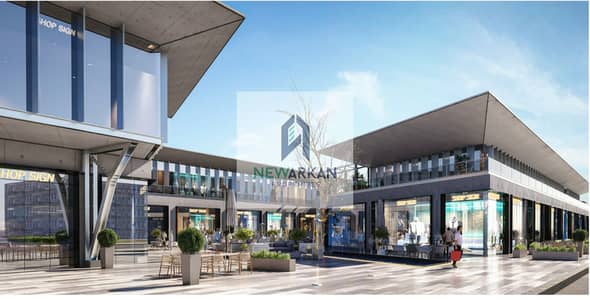 Shop for sale with the lowest advance and instalments for the longest period without interest, with a facade on Dahshour Link Road, Sheikh Zayed