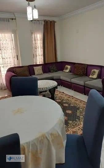 Furnished apartment for rent in Dar Misr Al-Qronfol in the First Settlement