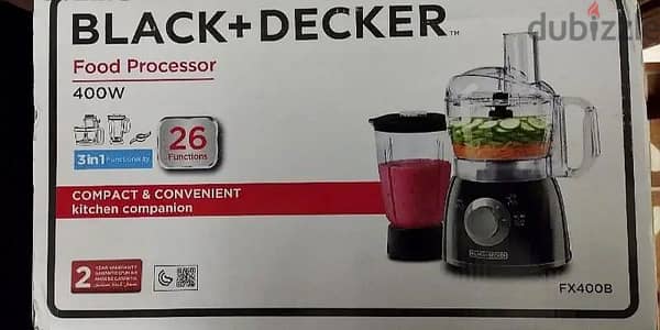 محضر طعام ماركة بلاك اند ديكر food processor