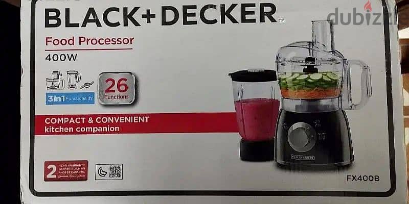 محضر طعام ماركة بلاك اند ديكر food processor 0