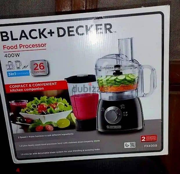 محضر طعام ماركة بلاك اند ديكر food processor 2