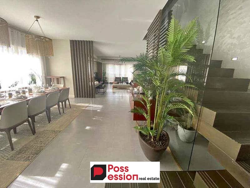 Townhouse villa 190m for sale in Badya 6th of October Compound minutes from Mall of Arabia and Sheikh Zayed, near Degla Palms, without 0% down payment 0