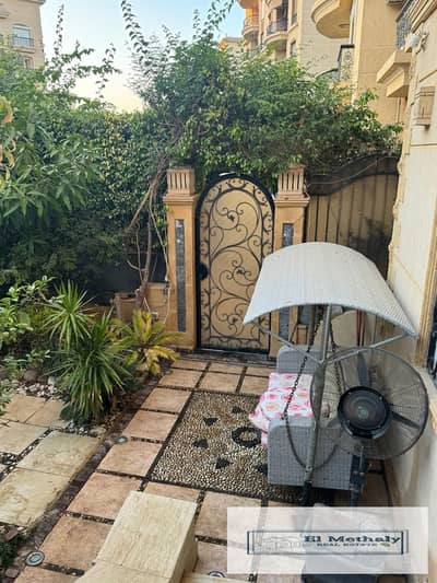 Apartment for sale in Al-Rehab, directly in front of the old market, ground floor with garden