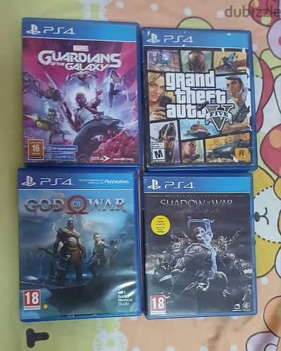 PS4 Games CD - أسطوانات بلايستيشن 4