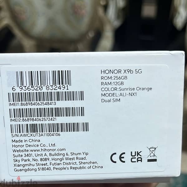 Honor x9b 12GB RAM , 256 GB Storage ( New ) 1