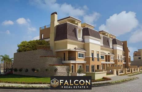 Luxurious villa in a prime location in Mostakbal City, New Cairo, wall to wall with Madinaty in Sarai Compound, with a 47.6% discount