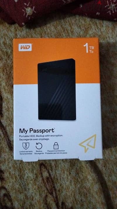 هارد My passport اكسترنال 1 تيرا HDD