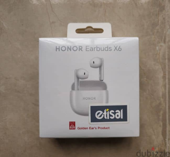 Honor earbuds X6 جديدة متبرشمة 5