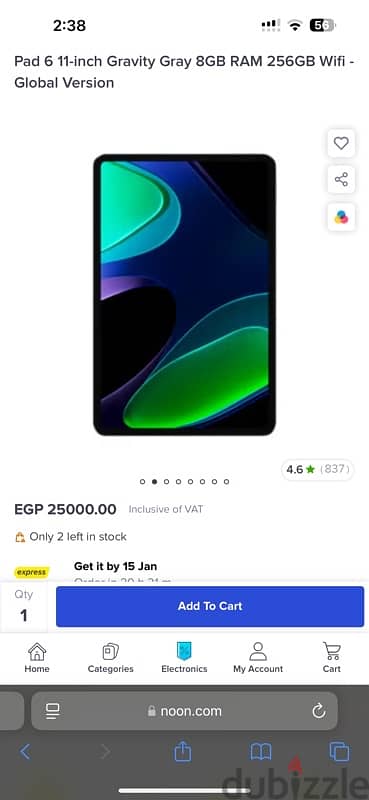 xiaomi pad 6 gold