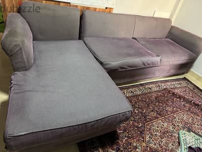 L Shape Sofa Bed كنبة