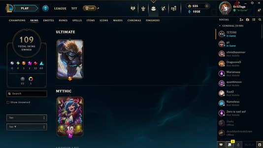 League of legends EUNE account for sale